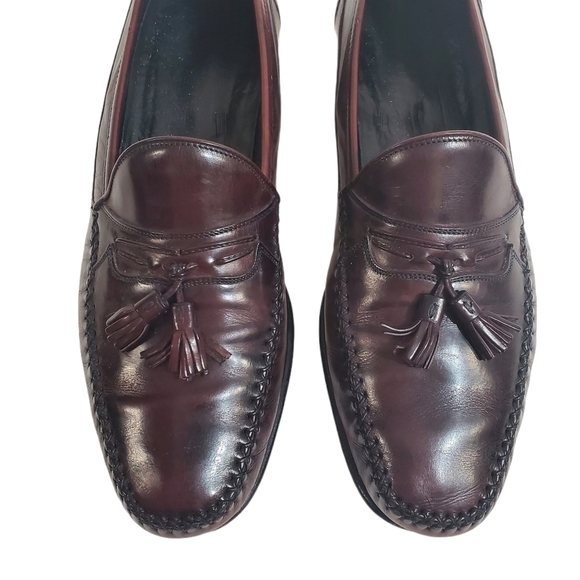 Johnston & Murphy Tassel Brown Leather Loafers main image 5